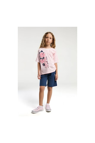 U.S. Polo Assn. U.s. Polo Assn Kız Çocuk Pembe Bermuda Takım Us2074-c-v2 Pembe