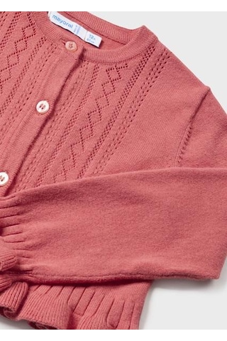 Mayoral Kız Bebek Nar Çiçeği Örme Hırka 01382 Yeşil