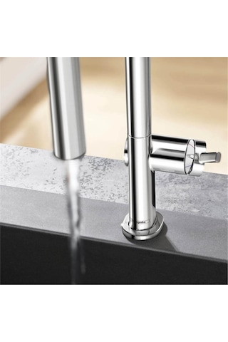 Hansgrohe Talis M54 Tek Kollu Eviye Bataryası 210, Çekilebilir El Duşu, 2jet Krom krom