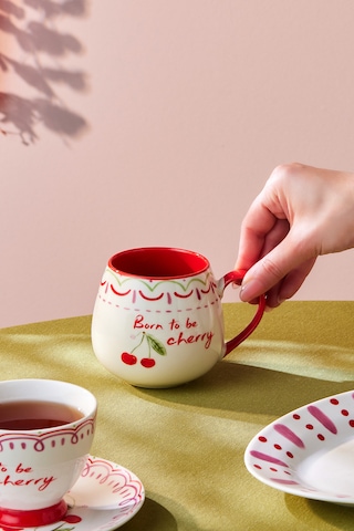 Karaca Cherry Time Kupa 355 Ml Kırmızı