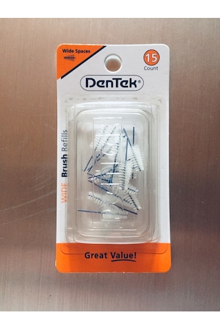 Dentek Arayüz Fırçası Yedek Başlığı 15'li