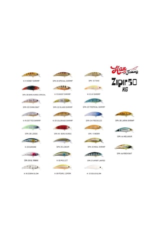 Hanfish Zıpır KG 50 MM 4.5 G Lrf Maket Balık