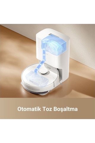 Dreame D10 Plus Gen 2 Toz İstasyonlu Robot Süpürge Beyaz