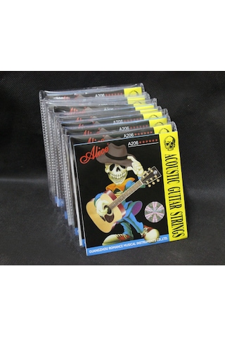 Alice Akustik Gitar Teli Seti-Tam Takım Olarak-Akustik Gıtar İcın