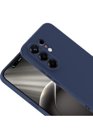 Maks Technology Tecno Camon 50 Pro Kılıf Mkst Mara Lansman Kapak - Lacivert