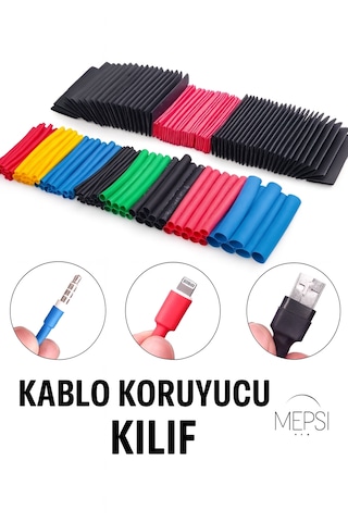 560 Parça Isıyla Daralan Makaron Seti Profesyonel Kablo Yalıtım Ve Onarım Çözümü