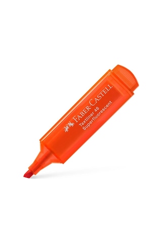 Faber Castell Şeffaf Gövde Fosforlu Kalem 1546 Turuncu