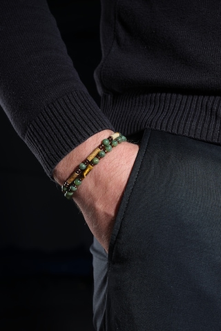 Ssilhoutte Doğaltaş Sertifikalı Yeşim Taşı Kadın Erkek Doğal Taş Bileklik Jasper Ve Kaplangözü Muhteşem Hediye Tasarım Yeşil