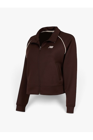 New Balance Nb Lıfestyle Women Full Zıp Kadın Kırmızı Sweatshirt - Wnj3626