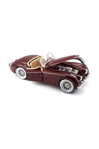 Burago 1/24 Ölçek 1951 Jaguar Xk 120 Roadster Klasik Model Araba Kahve