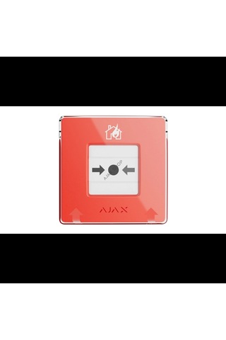 Ajax, Manual Call Point, Kablosuz, Kırbas Butonu Nc, Kırmızı