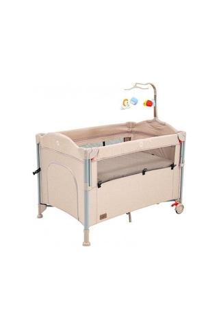 Baby2Go Venedik Anne Yanı Oyun Parkı & Beşik 70 x 110 CM