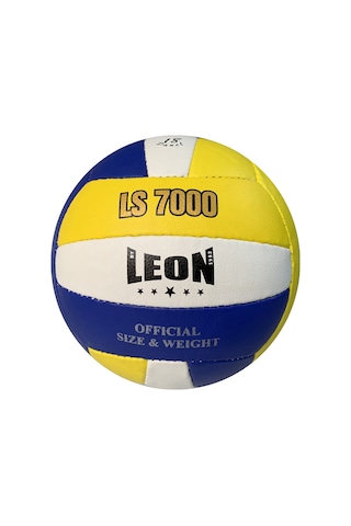 Leon Ls7000 Voleybol Topu El Dikişli Mavi Beyaz Sarı - Beyaz - Mavi