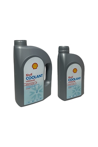 Shell Coolant Longlife 4 Mevsimlik Kırmızı Antifriz 3+1 Litre