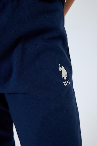 U.S. Polo Assn. Erkek Çocuk Kısa Kollu Pijama Takım Beyaz-2312 Beyaz