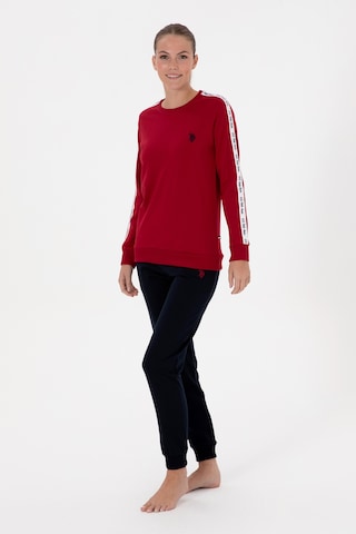 U.s. Polo Assn. Kadın Bordo Pijama Takım 50318819-vr014 Bordo