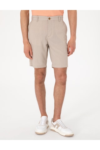 Pierre Cardin Erkek Vizon Şort / Bermuda 50309644-vr052 Vizon