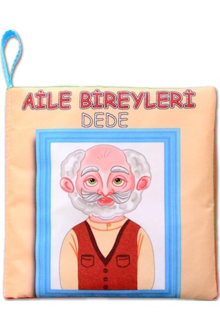 Tox Aile Bireyleri Sessiz Kumaş Kitap T109 - Bez Kitap , Eğitici Oyuncak , Yumuşak Ve Hışırtılı