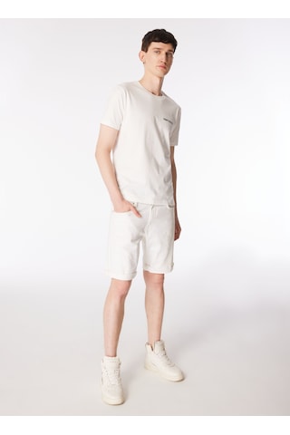 Ko Samui Bisiklet Yaka Baskılı Krem Erkek T-shirt Kmtr S226 Road Craft&co Regular Fıt