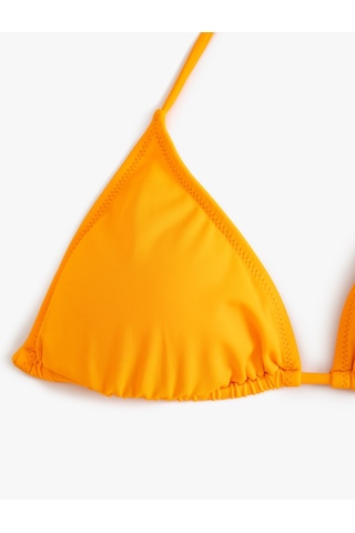 Koton Üçgen İpli Bikini Üstü Basic Turuncu 4sak10202mm Turuncu