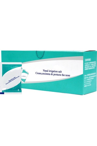60 Pcs Nazal Yıkama Tuz Paketleri - Tüm Yaş Grupları İçin Güvenli Olan Şişmiş Dokuyu
