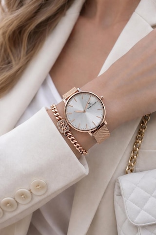 Daniel Klein 2 Yıl Garantili Hasır Çelik Kordon 3 Atm Suya Dayanıklı Kadın Kol Saati Hs12809.4 Rose Gold