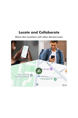 Fastbuy Android Cihazlar İçin Google Onaylı Bluetooth Takipçi F02-b, 4 Adet 2 Siyah 2 Beyaz , Anahtar/ev Eşyaları Kayıp Bulu
