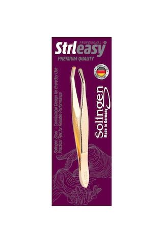 Strleasy 6230 Solıngen Gold Çelik Cımbız - İnce Uç Strleasy 6230 Solıngen Gold Çelik Cımbız - İnce Uç