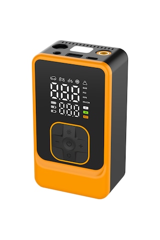 80w Şarjlı Mini Hava Kompresörü Dijital Lastik Şişirme & Basınç Ölçer Led Işıklı