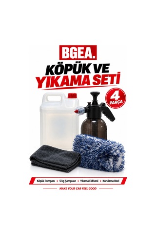 Bgea Premium Köpük Ve Yıkama Seti 3