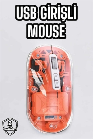 Sessiz Kablosuz Usb Girişli Mouse Fare Yüksek Performanslı Yeni Nesil Standart