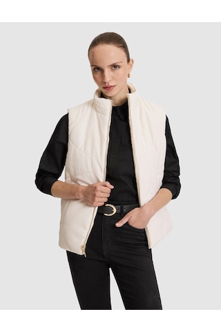 Pierre Cardin Kadın Ekru Mont Yelek 50320364-vr019