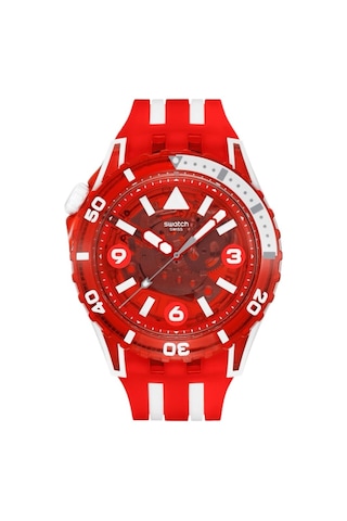 Swatch Sscu09r100 Lion's Mane Erkek Kol Saati Kırmızı