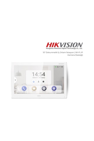 Hikvision DS-KH9510-WTE1 10" Dokunmatik İç Ortam İstasyon ( Wi-Fi