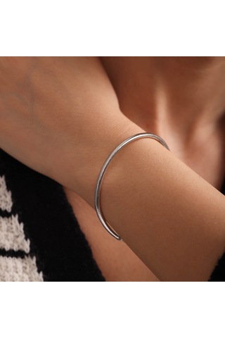 Sembolgold Beyaz Altın Esnek Bileklik Elastik Çok Renkli