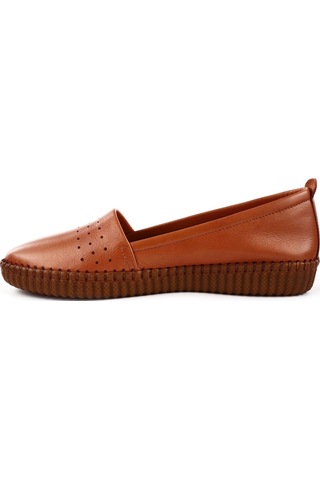Dgn P25-22y P25-1512-R1755 Soft Anatomic Footwear Deri Kadın Ayakkabı Taba