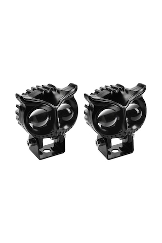 Suofeng Motorcycle Led Yardımcı Farları, 12-85v, Ip65 Su Geçirmez, Beyaz+sarı Işık, 2 Adet, Aluminyum Gövde, Kolay Kurulum