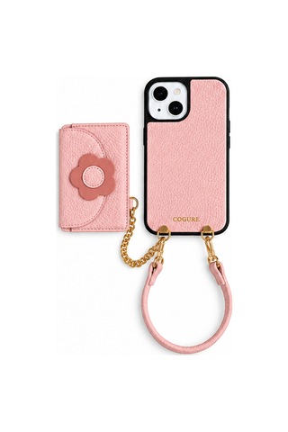 Kombinlenebilir - İphone 15 Uyumlu Pu Deri Magsafe Kılıf -hera Serisi By Bero Lina Pembe