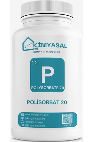 POLİSORBAT 20-POLYSORBATE 20 hammadde 1000g