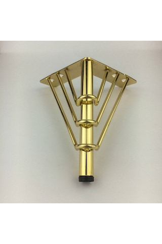 18 Cm Venüs Model Gold Metal Mobilya, Dolap, Koltuk, Tv Ünitesi Ayakları 4 Adet