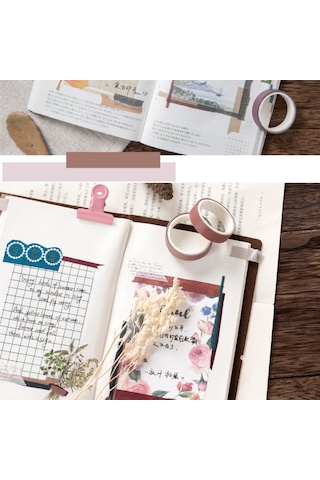 Lemestar Japon Kağıdından Dekoratif Bant - 2 Metre Dıy Scrapbook Ve Hediye Paketleme