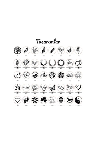 Hazır Mühür Kendinden Etiketli Mum Mührü 50 Adet Mühür