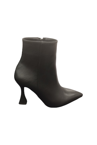 Ventes 02206z Fermuarlı Sivri Burun Cm İnce Topuk Günlük Hafif Şık Tasarım Kadın Bot Siyah