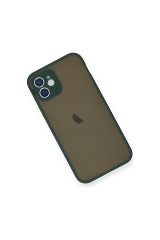 Cosmotex 8683140152079 Newface Apple iPhone Uyumlu 12 Mini Kılıf Montreal Silikon Kapak - Yeşil