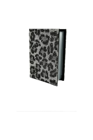 Oasis Life Siyah Leopar Taşlı Ruhsat Kılıf Kabı