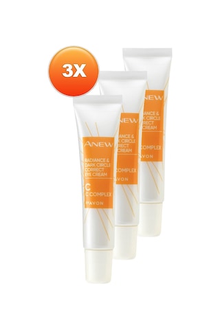 Avon Anew Radiance Koyu Halkalar İçin Göz Kremi 3 x 15 ML