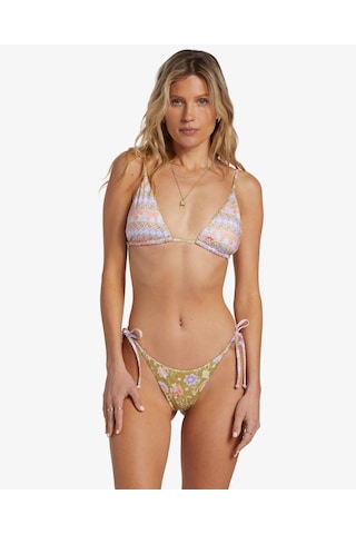 Bıllabong Billabong Feelin Peaceful Rev Slide Tri Kadın Bikini Üst Mul Çok Renkli