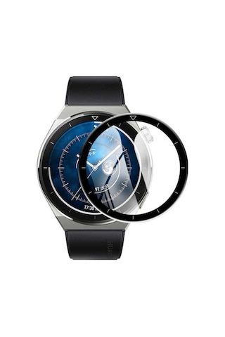 Huawei Watch Gt 3 Pro 46 Mm Uyumlu Ekran Koruyucu 3D Tam Kapatan
