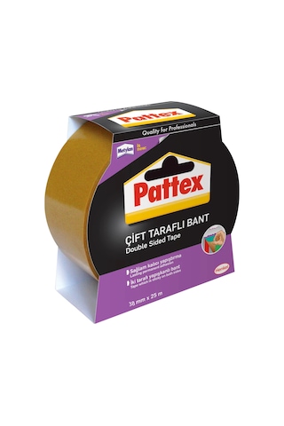 Pattex (alman Markası) Çift Taraflı Bant 38x25 Metre Universal