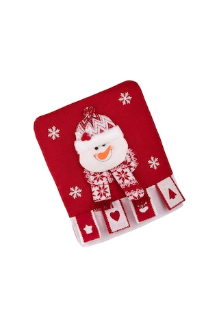 Noel İçin İdeal Elastik Sandalye Kılıfı. Yıkanabilir Kumaş, Canlı Renkler, Sandalyeleri Süslemek İçin Mükemmel.